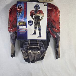 Transformers One Optimus Prime Halloween Costume Size Large 10-12 NEW w/Mask